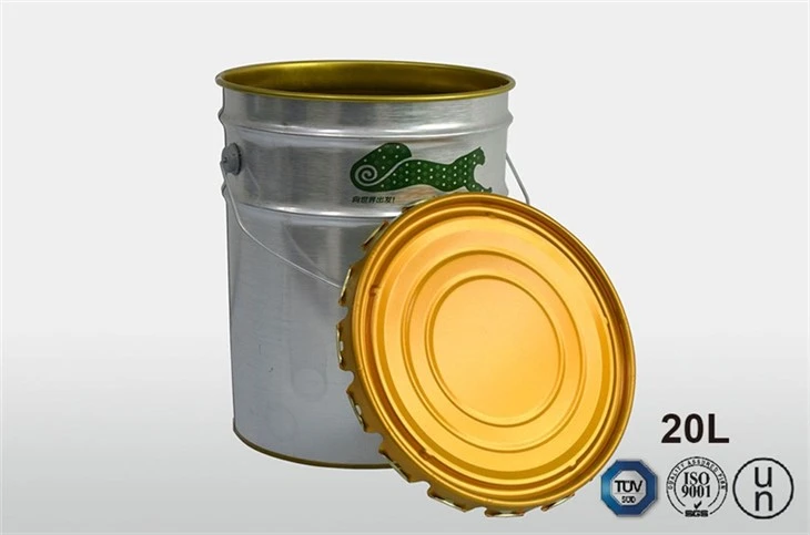 Pailéad Cruach Ceann Oscailte 5 Gallon Le Coscóir Meirge