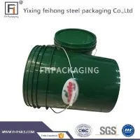 Pailín Péint LaTeX Plaisteacha 18L Le Lid Agus Láimhseáil